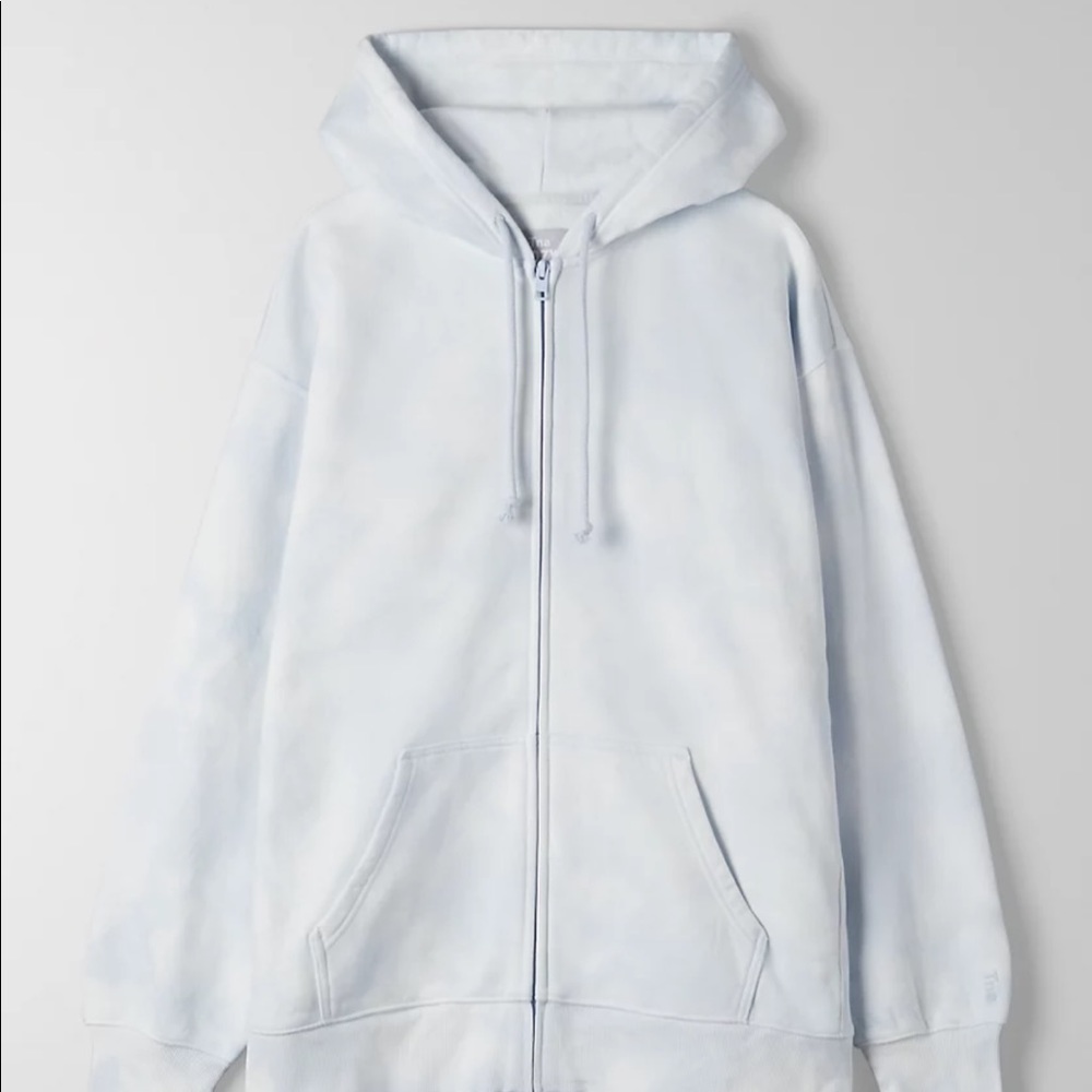 NWT Aritzia Limited Edition TNA Cozy BF Zip-Up in Plein Air/Tonal